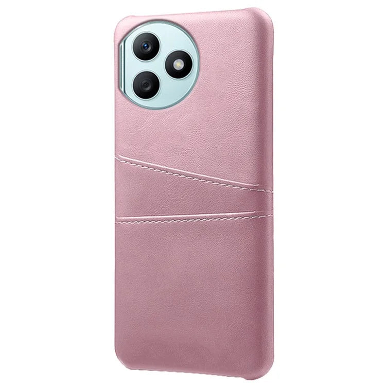 For Honor X50i+ 5G Case 2 Card Holders Anti-fall PU Leather+PC Phone Shell