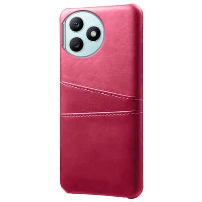For Honor X50i+ 5G Case 2 Card Holders Anti-fall PU Leather+PC Phone Shell