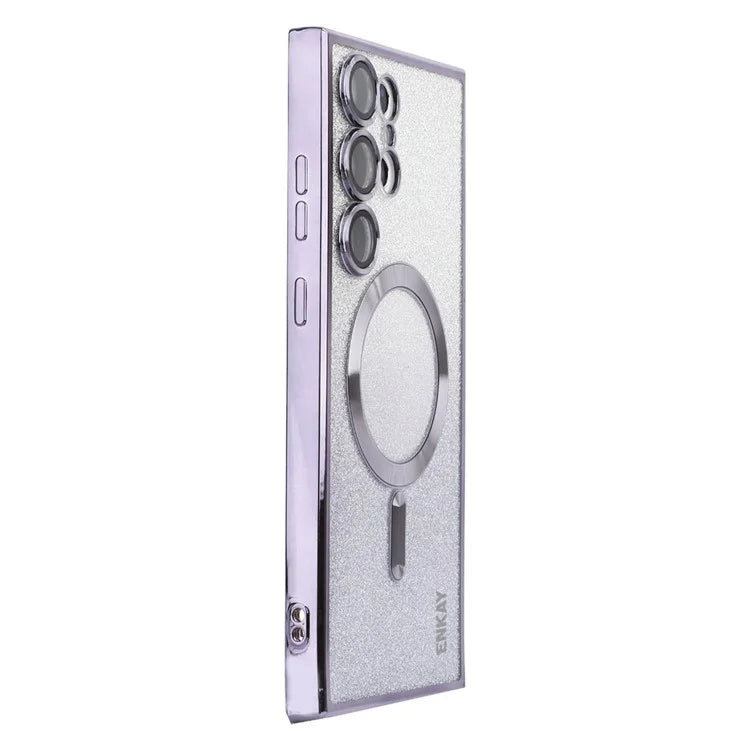ENAKY HAT PRINCE For Samsung Galaxy S24 Ultra Case Magnetic Cover Compatible with MagSafe