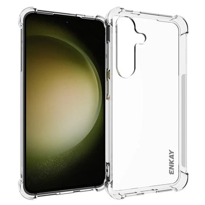 ENKAY HAT PRINCE For Samsung Galaxy S24 Cases Thickened Corners Phone Shell Clear Cell Phone Cover