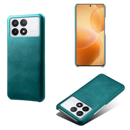 For Xiaomi Redmi K70E 5G / Poco X6 Pro 5G Calf Texture Phone Case Anti-Scratch PU Leather Coated PC Cover