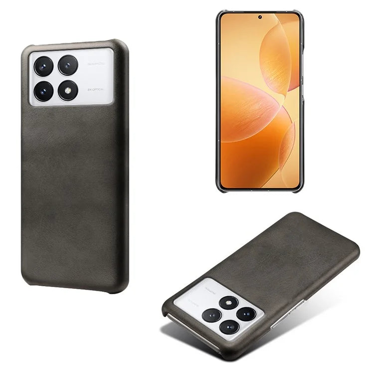 For Xiaomi Redmi K70 Pro 5G / K70 5G Slim-Fit PU Leather Coated PC Cover Anti-Scratch Phone Case