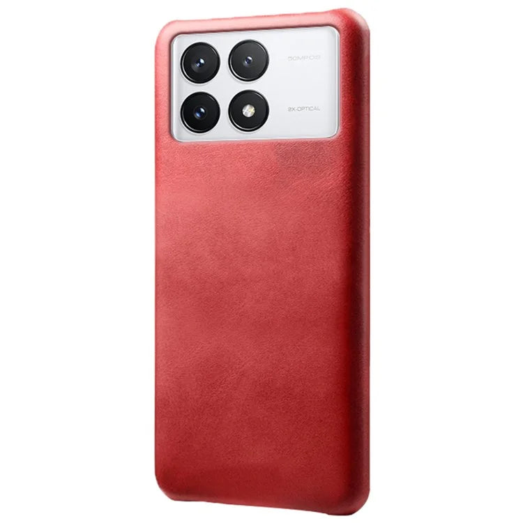 For Xiaomi Redmi K70 Pro 5G / K70 5G Slim-Fit PU Leather Coated PC Cover Anti-Scratch Phone Case