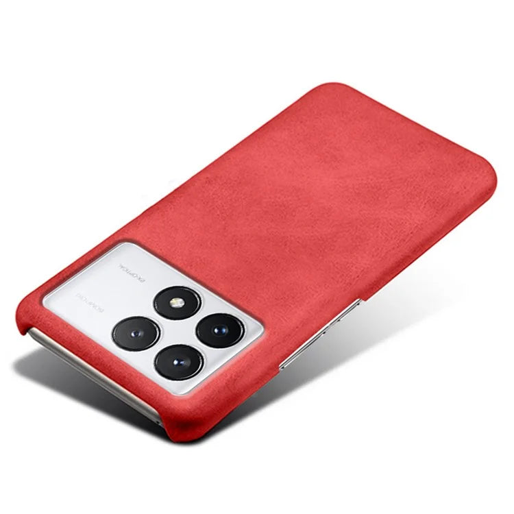 For Xiaomi Redmi K70 Pro 5G / K70 5G Slim-Fit PU Leather Coated PC Cover Anti-Scratch Phone Case