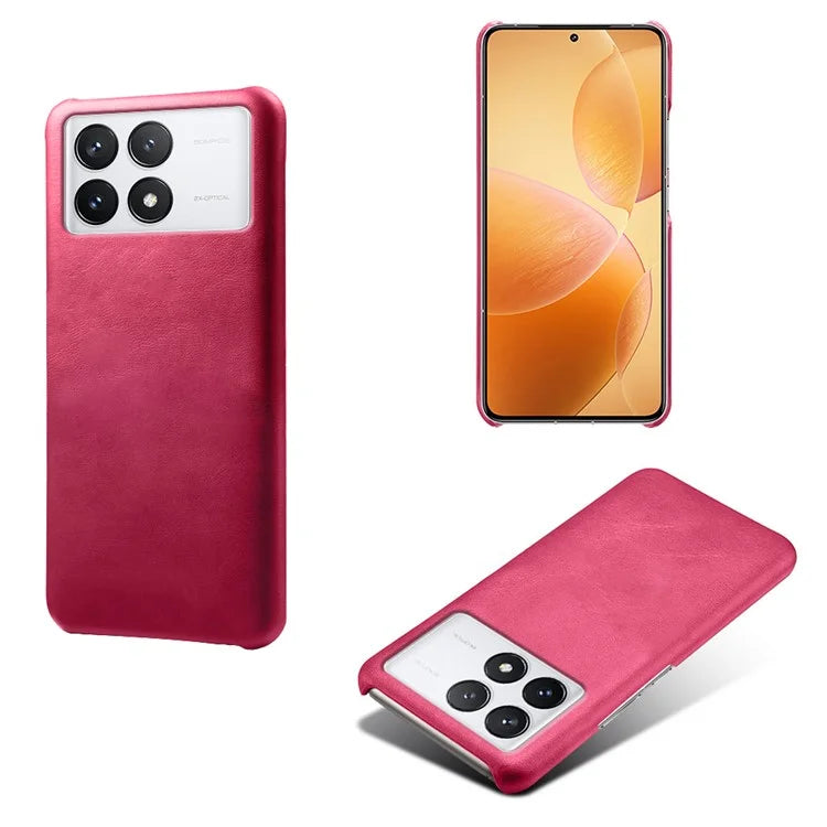 For Xiaomi Redmi K70 Pro 5G / K70 5G Slim-Fit PU Leather Coated PC Cover Anti-Scratch Phone Case