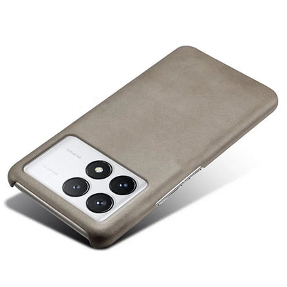 For Xiaomi Redmi K70 Pro 5G / K70 5G Slim-Fit PU Leather Coated PC Cover Anti-Scratch Phone Case