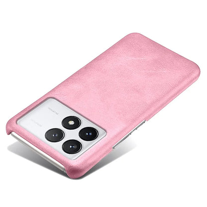 For Xiaomi Redmi K70 Pro 5G / K70 5G Slim-Fit PU Leather Coated PC Cover Anti-Scratch Phone Case Gold