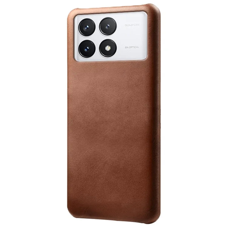 For Xiaomi Redmi K70 Pro 5G / K70 5G Slim-Fit PU Leather Coated PC Cover Anti-Scratch Phone Case