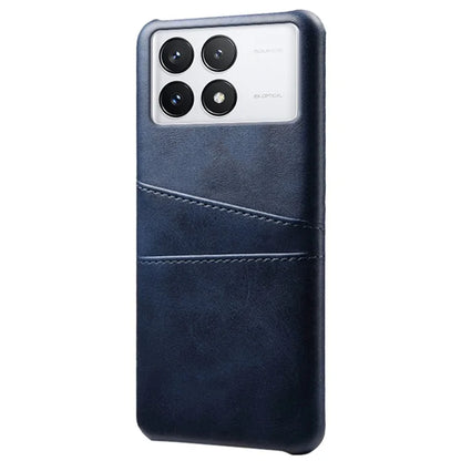 For Xiaomi Redmi K70 Pro 5G / K70 5G Case Anti-fall PU Leather+PC Phone Shell with 2 Card Slots