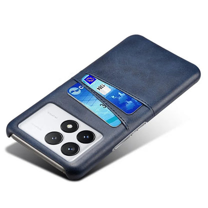 For Xiaomi Redmi K70 Pro 5G / K70 5G Case Anti-fall PU Leather+PC Phone Shell with 2 Card Slots