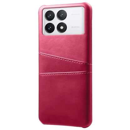 For Xiaomi Redmi K70 Pro 5G / K70 5G Case Anti-fall PU Leather+PC Phone Shell with 2 Card Slots