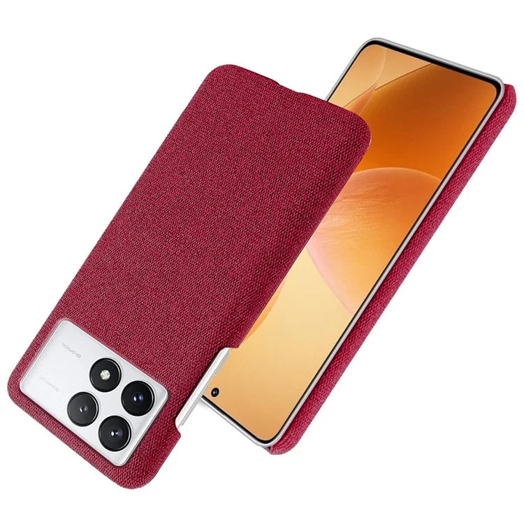 For Xiaomi Redmi K70E 5G / Poco X6 Pro 5G Phone Case Soft Cloth Texture Anti-Shock Cover