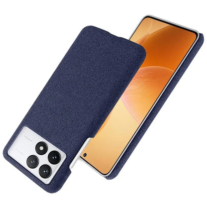 For Xiaomi Redmi K70E 5G / Poco X6 Pro 5G Phone Case Soft Cloth Texture Anti-Shock Cover