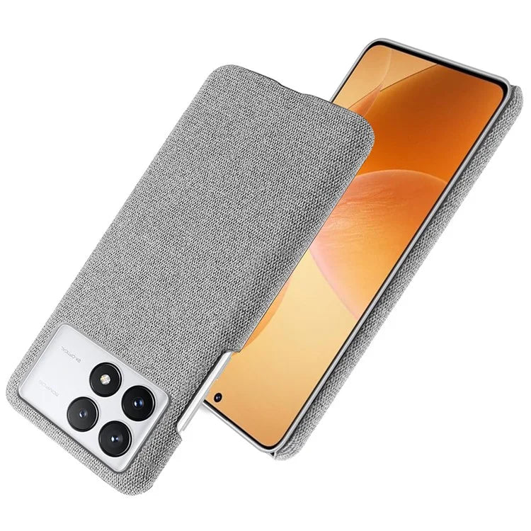 For Xiaomi Redmi K70E 5G / Poco X6 Pro 5G Phone Case Soft Cloth Texture Anti-Shock Cover