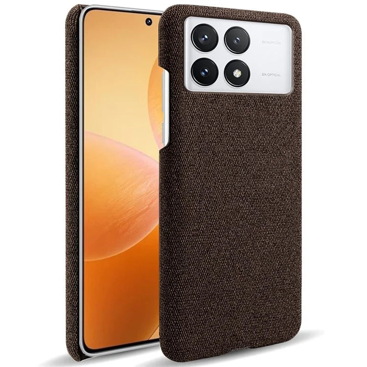 For Xiaomi Redmi K70E 5G / Poco X6 Pro 5G Phone Case Soft Cloth Texture Anti-Shock Cover