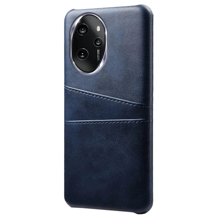 For Honor 100 Pro 5G Cell Phone Case PU+Hard PC 2 Card Holders Back Cover