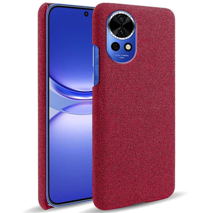 For Huawei nova 12 Pro 5G / nova 12 Ultra 5G Cell Phone Case Cloth Texture Solid Color Back Cover