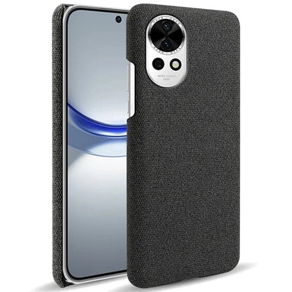 For Huawei nova 12 5G Case Solid Color Cloth+PC Anti-scratch Phone Cover