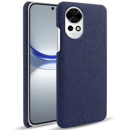 For Huawei nova 12 5G Case Solid Color Cloth+PC Anti-scratch Phone Cover