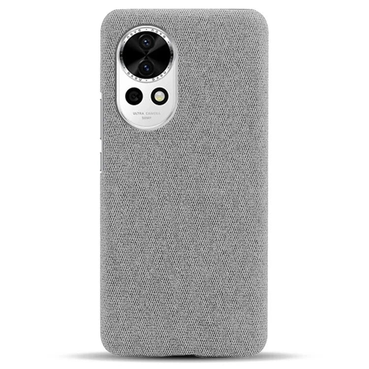 For Huawei nova 12 5G Case Solid Color Cloth+PC Anti-scratch Phone Cover