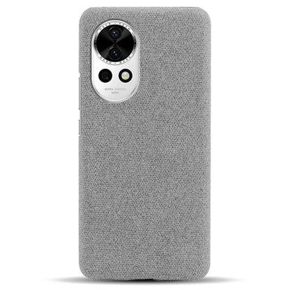 For Huawei nova 12 5G Case Solid Color Cloth+PC Anti-scratch Phone Cover