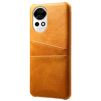 For Huawei nova 12 5G PU Leather Coated PC Case Anti-fall Dual Card Slots Back Cover