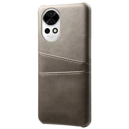 For Huawei nova 12 5G PU Leather Coated PC Case Anti-fall Dual Card Slots Back Cover