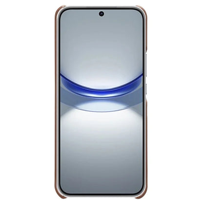 For Huawei nova 12 5G PU Leather Coated PC Case Anti-fall Dual Card Slots Back Cover