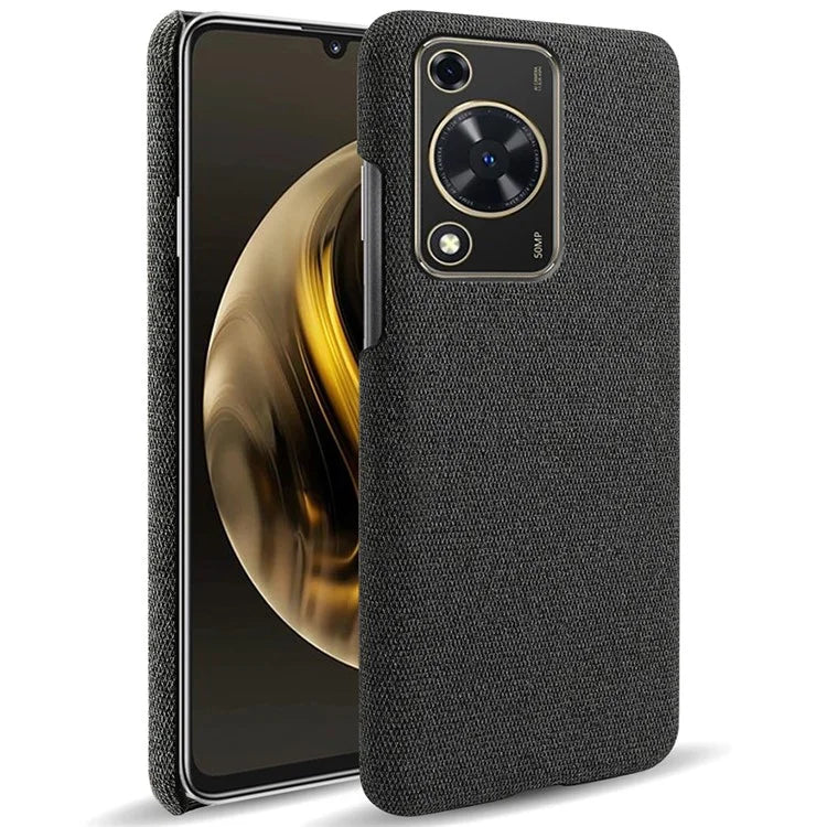 For Huawei Enjoy 70 4G / nova Y72 4G Cell Phone Case Solid Color Shockproof PC Shell with Cloth Texture