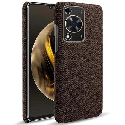 For Huawei Enjoy 70 4G / nova Y72 4G Cell Phone Case Solid Color Shockproof PC Shell with Cloth Texture