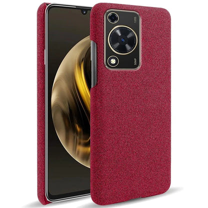 For Huawei Enjoy 70 4G / nova Y72 4G Cell Phone Case Solid Color Shockproof PC Shell with Cloth Texture