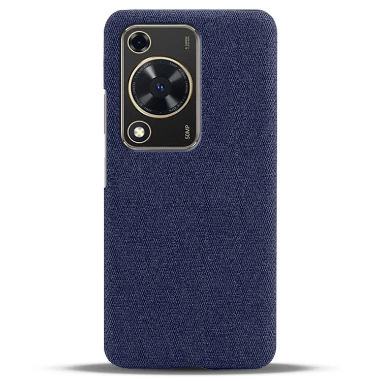For Huawei Enjoy 70 4G / nova Y72 4G Cell Phone Case Solid Color Shockproof PC Shell with Cloth Texture