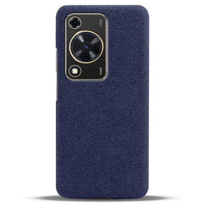 For Huawei Enjoy 70 4G / nova Y72 4G Cell Phone Case Solid Color Shockproof PC Shell with Cloth Texture