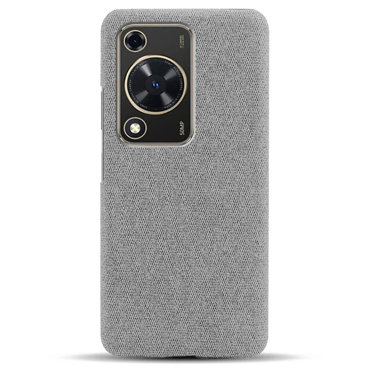 For Huawei Enjoy 70 4G / nova Y72 4G Cell Phone Case Solid Color Shockproof PC Shell with Cloth Texture