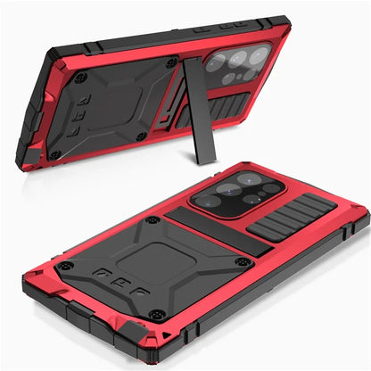R-JUST For Samsung Galaxy S24 Ultra Phone Case Full Protection Cover with Kickstand