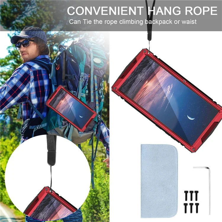 R-JUST For Samsung Galaxy S24 Ultra Phone Case Full Protection Cover with Kickstand