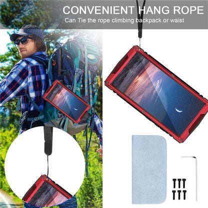 R-JUST For Samsung Galaxy S24 Ultra Phone Case Full Protection Cover with Kickstand