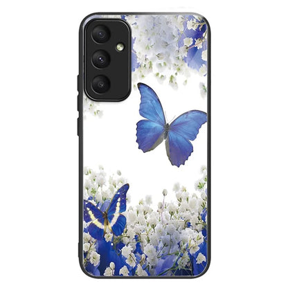 For Samsung Galaxy A05s 4G Phone Case Pattern Printed Shockproof Tempered Glass Cover