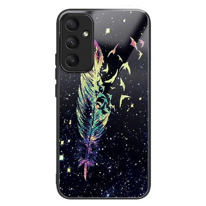 For Samsung Galaxy A05s 4G Phone Case Pattern Printed Shockproof Tempered Glass Cover