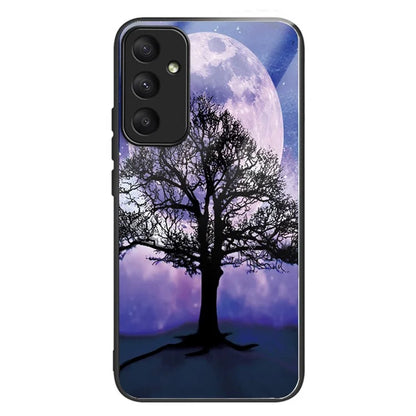 For Samsung Galaxy A05s 4G Phone Case Pattern Printed Shockproof Tempered Glass Cover