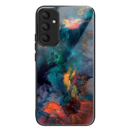 For Samsung Galaxy A05s 4G Phone Case Pattern Printed Shockproof Tempered Glass Cover