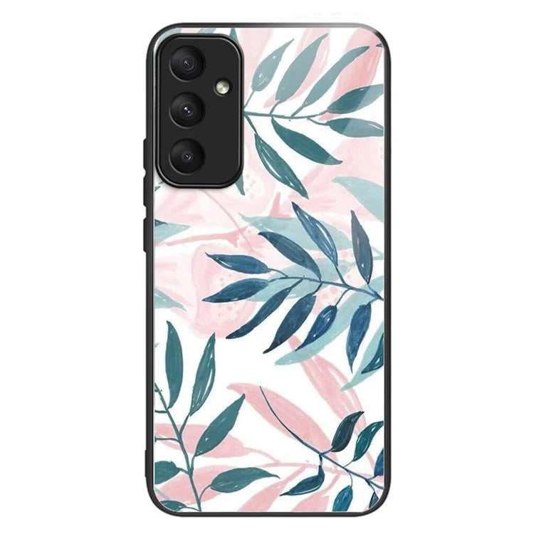 For Samsung Galaxy A05s 4G Phone Case Pattern Printed Shockproof Tempered Glass Cover
