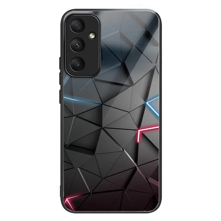 For Samsung Galaxy A05s 4G Phone Case Pattern Printed Shockproof Tempered Glass Cover