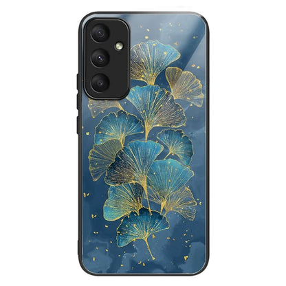 For Samsung Galaxy A05s 4G Case Tempered Glass+TPU Pattern Printing Phone Shell