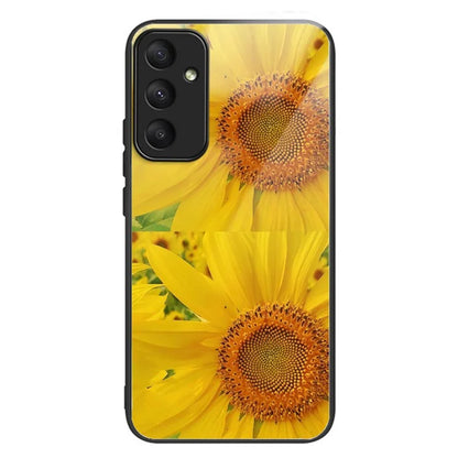 For Samsung Galaxy A05s 4G Case Tempered Glass+TPU Pattern Printing Phone Shell
