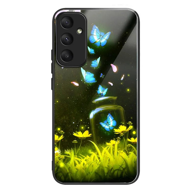 For Samsung Galaxy A05s 4G Case Drop-proof Tempered Glass+TPU Phone Back Cover