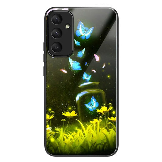 For Samsung Galaxy A05s 4G Case Drop-proof Tempered Glass+TPU Phone Back Cover