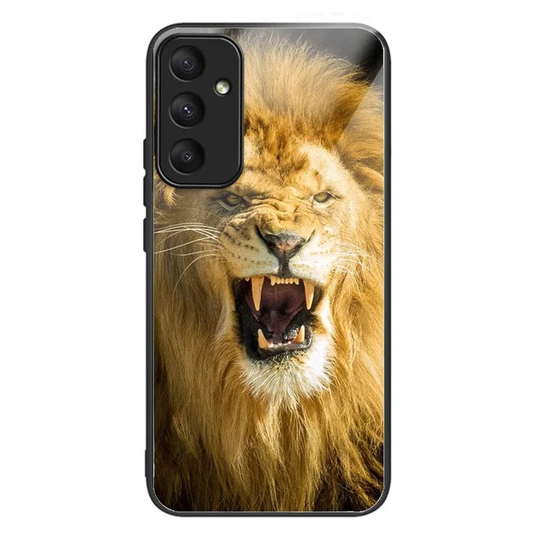 For Samsung Galaxy A05s 4G Case Drop-proof Tempered Glass+TPU Phone Back Cover
