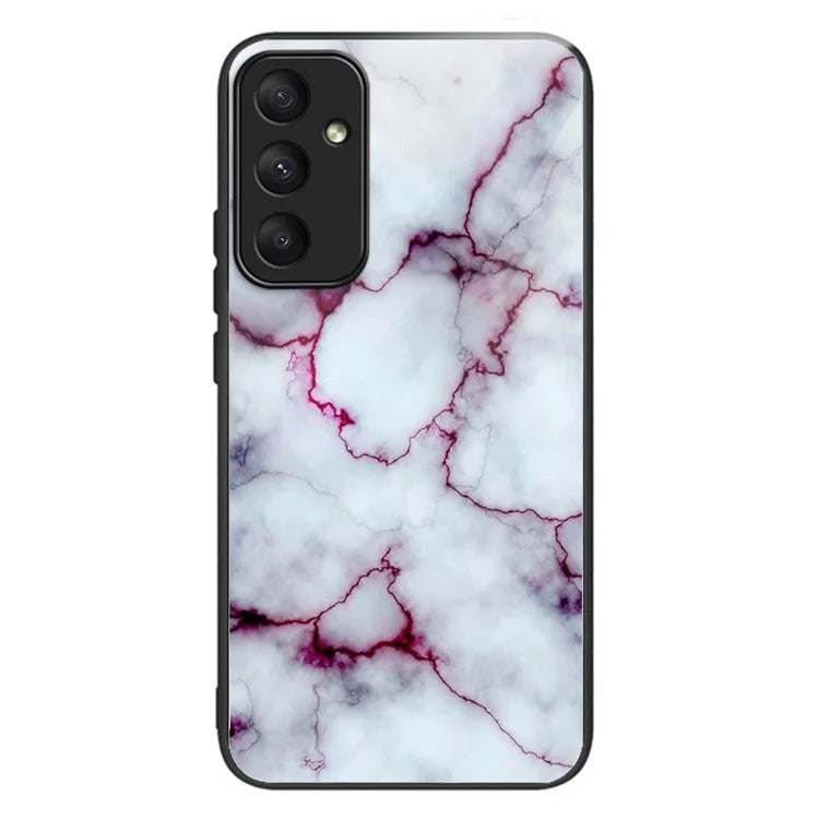 For Samsung Galaxy A05s 4G Case Drop-proof Tempered Glass+TPU Phone Back Cover