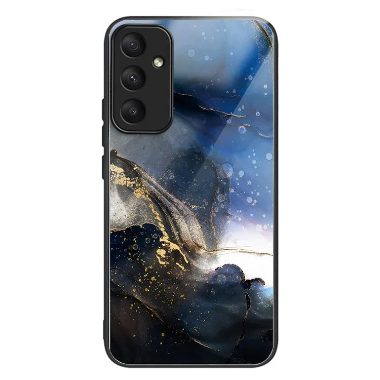 For Samsung Galaxy A05s 4G Case Drop-proof Tempered Glass+TPU Phone Back Cover